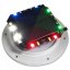 Solárna záhradná lampa LED zapichovacia guľa 2W 6000K studená RGB biela IP44 30cm Masterled