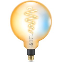 LED žiarovka E27 Sphere G200 6W = 25W 390lm 2000-5000K TW FILAMENT Amber Smart SMART WiFi Bluetooth App WiZ