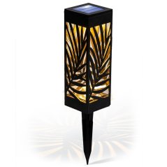 Solárna záhradná lampa LED 2700K IP44 zapichovacia vonkajšia stĺpik LAMIUM LUMILED