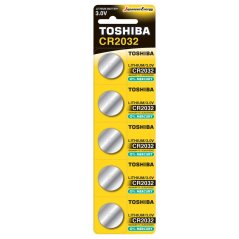 Špeciálna lítiová batéria TOSHIBA CR 2032 3V Blister 5ks