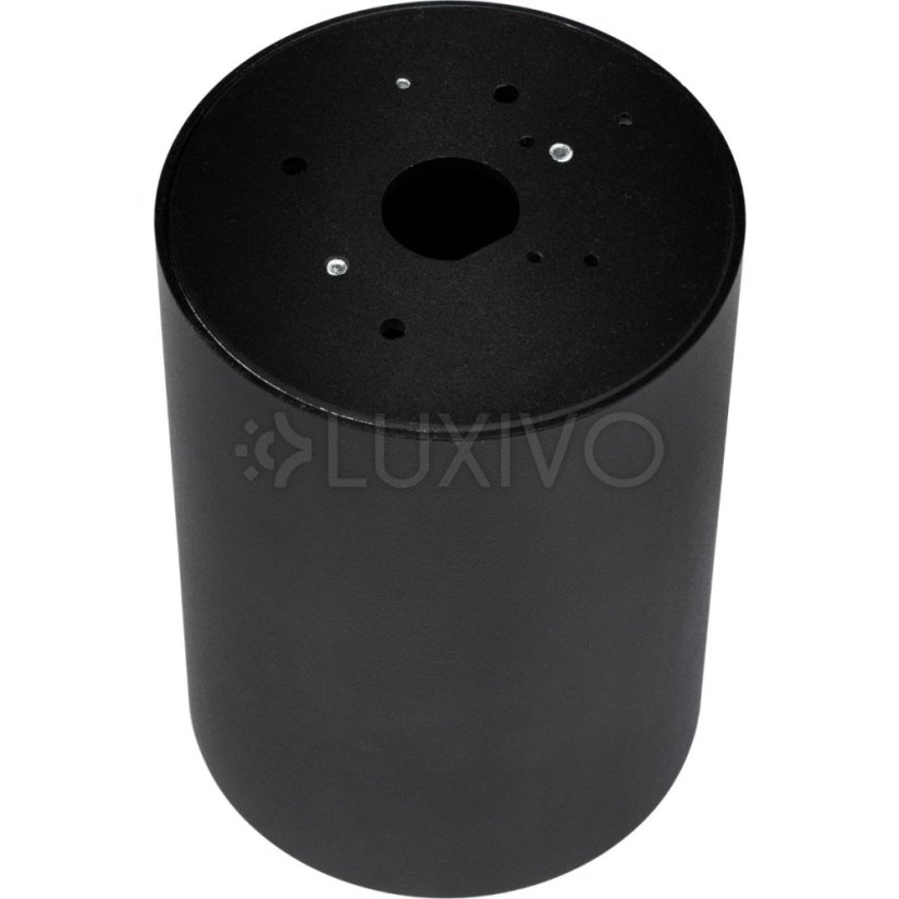 Hliníkové halogénové svietidlo SPOT TUBA na povrchovú montáž pre LED GU10 Čierna a zlatá