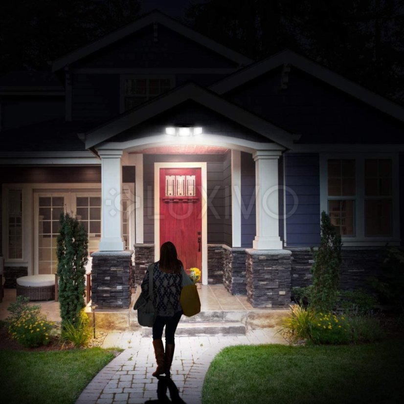 Solárne svetlomety 74x LED 15W 450lm Studený senzor pohybu IP65