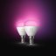 2x LED žiarovka E14 Ball P45 5,1W = 40W 470lm 2000-6500K CCT + RGB SMART Smart Bluetooth ZigBee White and Color Ambiance Philips HUE