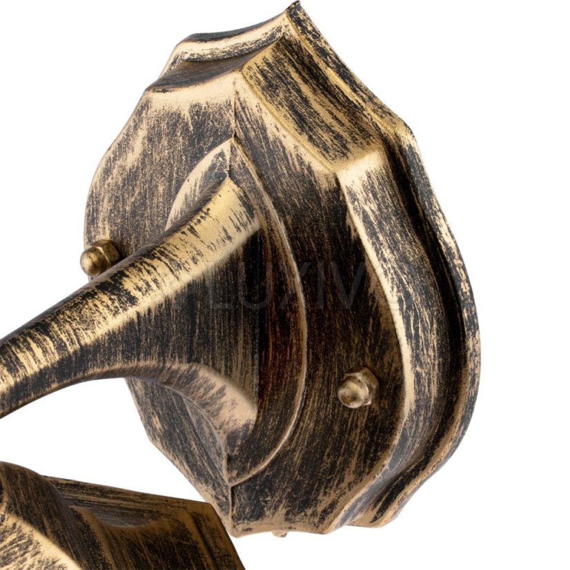 Vonkajšie fasádne nástenné svietidlo E27 LATARNIA DOWN DOWN Patina BELLIS LUMILED