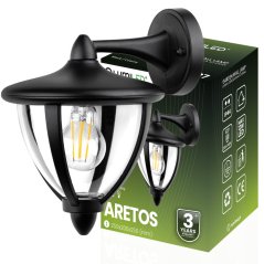 Záhradná lampa E27 LED Lantern ARETOS LUMILED