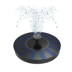 LED HERMES Solárna záhradná fontána plávajúca s čerpadlom 180l/h LUMILED