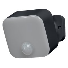 Vonkajšie nástenné svietidlo LED so senzorom pohybu a súmraku 3W 150lm 3000K teplá stmievateľná nastaviteľná sivá USB-C IP54 Endura Osram