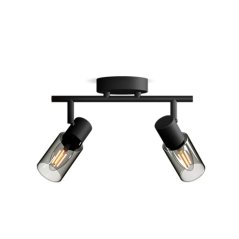 Reflektorové stropné svietidlo 2x E14 Black Palms Philips