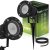 Záhradné svietidlo LED GU10 IP65 WATERPROOFED čierne s 1m káblom HORTI LUMILED