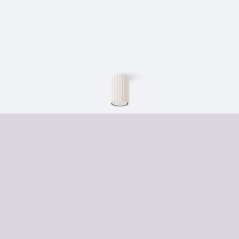 Bodové reflektorové stropné svietidlo Tuba 1x GU10 béžová Carbon Deep Space SL.1587 Sollux