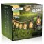 Girlanda solárna záhradná 30x LED dekoratívna žiarovka 10, 7m 2700K teplá LUMILED