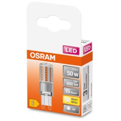 G9 LED žiarovka v kapsule 4,8W = 50W 600lm 2700K Teplá 300° OSRAM STAR