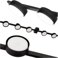 OVILO stropné svietidlo LED halogénové svietidlo 5x GX53 bodové nástenné svietidlo Reflektor LUMILED