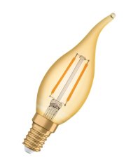 Dekoratívna žiarovka LED B36 Candle E14 1,5W = 12W 120lm 2400K Warm 300° Vintage 1906 Osram