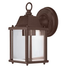 Vonkajšie nástenné svietidlo lampa eľevácie E27 hnedá IP43 Endura Osram