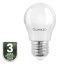 LED žiarovka E27 guľa P45 10W = 75W 1100lm 6500K studená 180° LUMILED