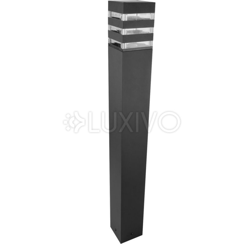 Záhradný vonkajší stojaci LED stĺp E27 12W TAXUS 2 80cm LUMILED