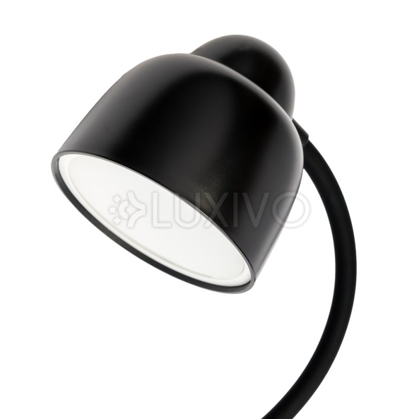 LED stolová lampa 5W CCT kresliarska školská TESA 2 čierna LUMILED