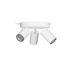 Reflektorová stropná lampa 3x GU10 IP44 biela Kosipo Philips