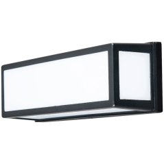 Záhradná lampa E27 Obdĺžniková nástenná lampa Senzor pohybu DOMLO LUMILED