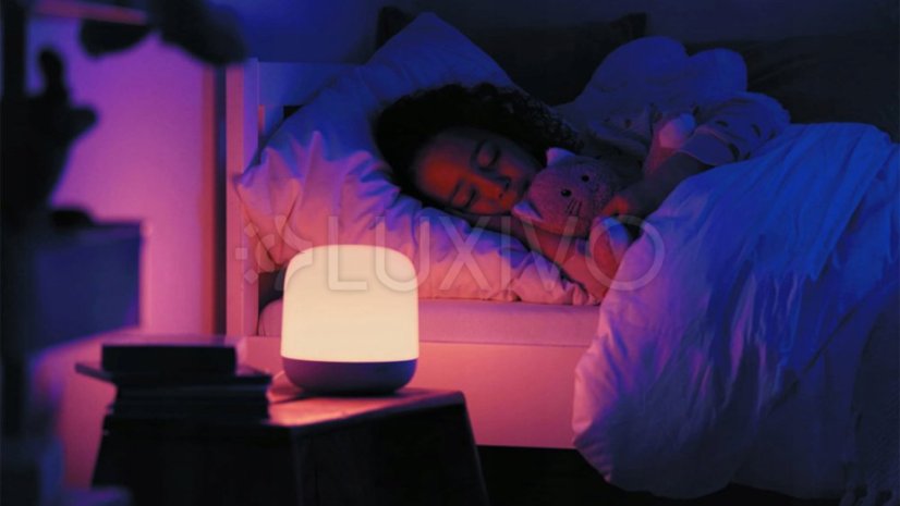 LED stolová lampa nočná 9W 620lm 2200-6500K RGB + TW 16cm Smart SMART WiFi Bluetooth App Hero WiZ