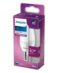 LED žiarovka E14 B35 4,9W = 40W 470lm 4000K Neutrálna matná PHILIPS