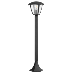 Záhradný stĺpik lampa E27 čierna IP44 Igma Goldlux
