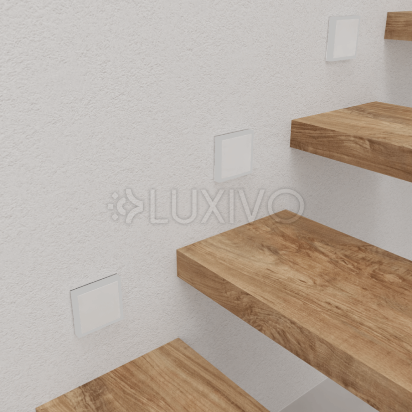 LED schodiskové svietidlo Dekoratívne neutrálne 4000K biele EVO Eko-Light