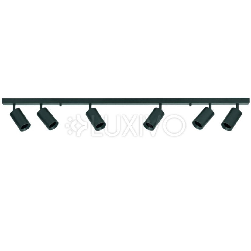 LED stropné/stenové svetlo 6 x GU10 MARIBEL Black GOLDLUX (Polux)