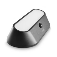 Solárna lampa reflektor so senzorom 500lm 5000K neutrálna 120° 3, 2V IP54 IK07 nástenná čierna VIDEX