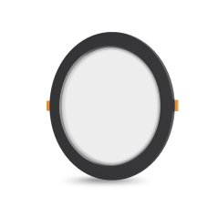 LED panel Zapustené svietidlo na zapustenú montáž 12W 1350lm 4000K Neutral Black Videx