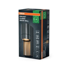 Vonkajšie nástenné svietidlo GU10 sivé IP65 Endura Osram