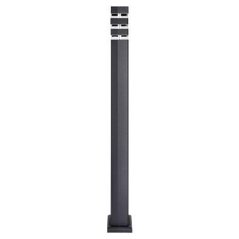 Lampa LED záhradná stojaca vonkajšia stĺpik GU10 sivá IP44 Malibu 80cm Masterled