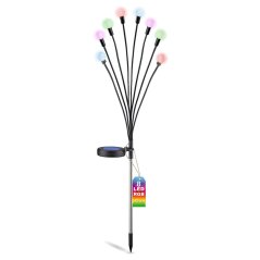 Solárna záhradná lampa LED TULIO RGB LUMILED