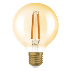 Dekoratívna LED žiarovka G80 Sphere E27 7,2W = 60W 806lm 2400K Warm 300° Dimmable Vintage 1906 Osram