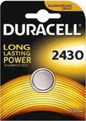 Duracell lítiová 2430 BATÉRIA DL2430 CR2430 konzolová kalkulačka