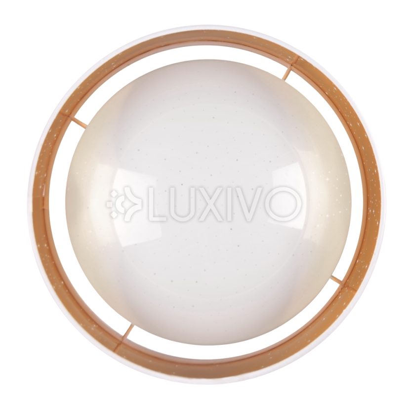 LED plafón stropný 18W 1850lm 4000K neutrálna biely zlatý Tuluza Goldlux