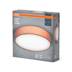 Stropné svietidlo nástenné LED 2x E27 okrúhle hnedé ORBIS Osram