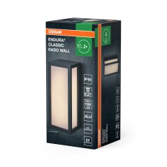 Záhradné nástenné svietidlo E27 sivé IP65 Endura Osram