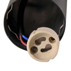 Nástenné svietidlo natreté 2x GU10 čierne PARIS Sanico Goldlux