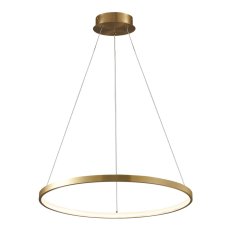 Lampa stropná závesná záves 20W 2600lm 4000K neutrálna 120° zlatá LEA Sanico Goldlux