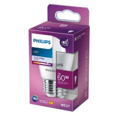 LED žiarovka guľová E27 P48 7W = 60W 806lm 4000K Neutrálna PHILIPS