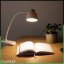 LED stolová lampa 5W CCT kresliarska školská TESA 2 biela LUMILED