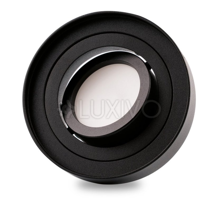 Svietidlo HALOGEN TUBA SPOT na zapustenú montáž Midi GU10 Lumiled Round Black 20mm
