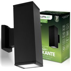 Vonkajšie záhradné nástenné svietidlo GU10 LED IP65 AKANTE LUMILED