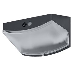 Vonkajšie nástenné svietidlo s LED senzorom pohybu a súmraku 1, 5W 120lm 3000K teplá sivá IP44 USB-C Endura Osram