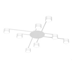 Stropná lampa 8x GX53 LED biela moderná Videx