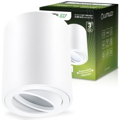 Prisadené halogénové bodové svietidlo AMAT-M - GU10 - LUMILED okrúhle biele 84 mm