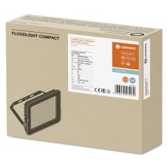 LED reflektor vonkajší 50W 5000lm 6500K IP65 čierny