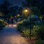 LED RIBES Solárne záhradné lampy Vonkajšia lampa 150cm LUMILED